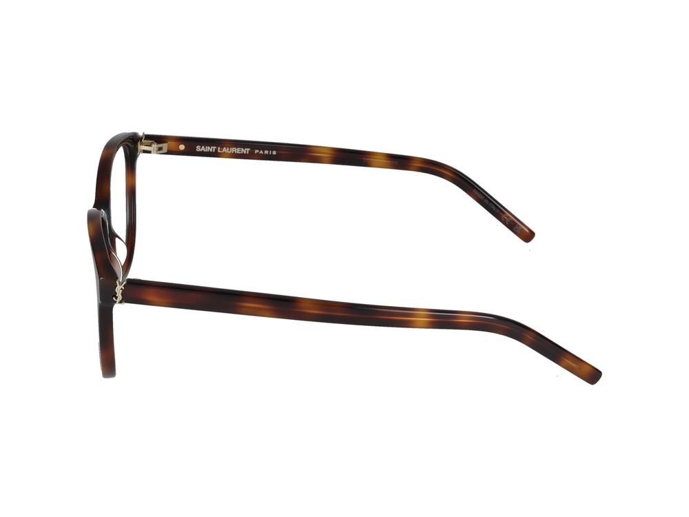 Saint Laurent Havana Oversized Acetate Eyeglasses