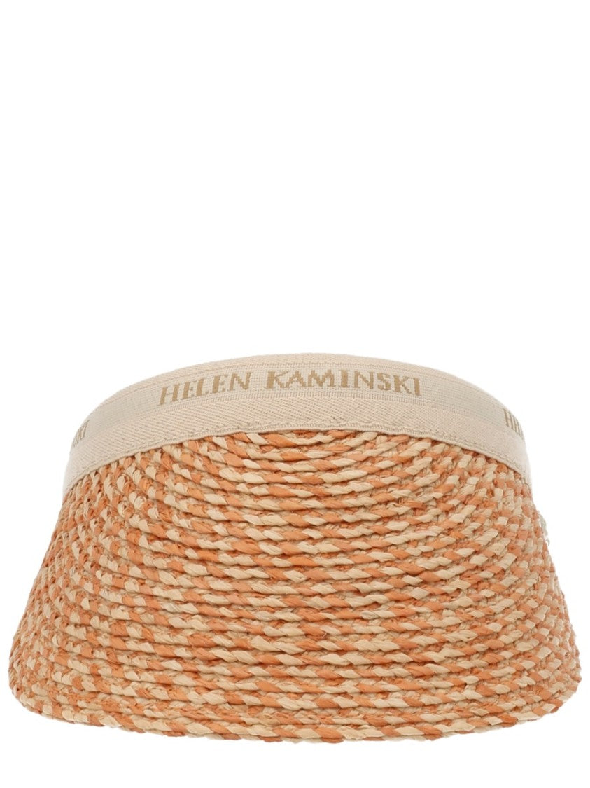 Helen Kaminski Bianca 10 Light Brown Visor Hat