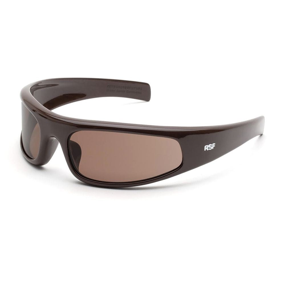 Retrosuperfuture F5w Headband Contemporary Cacao Brown Acetate Sunglasses