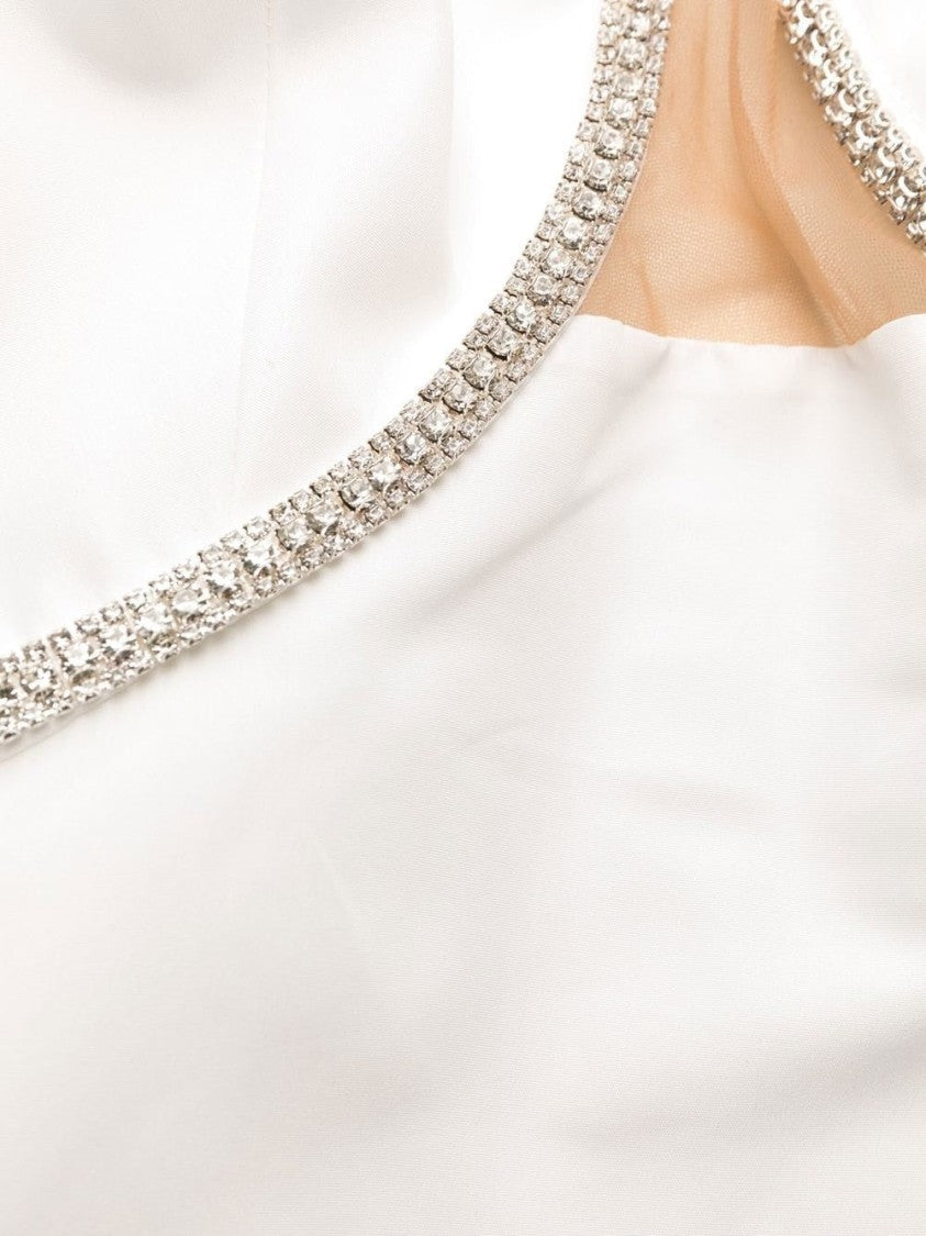 Self-Portrait Taffeta Flared Mini Dress