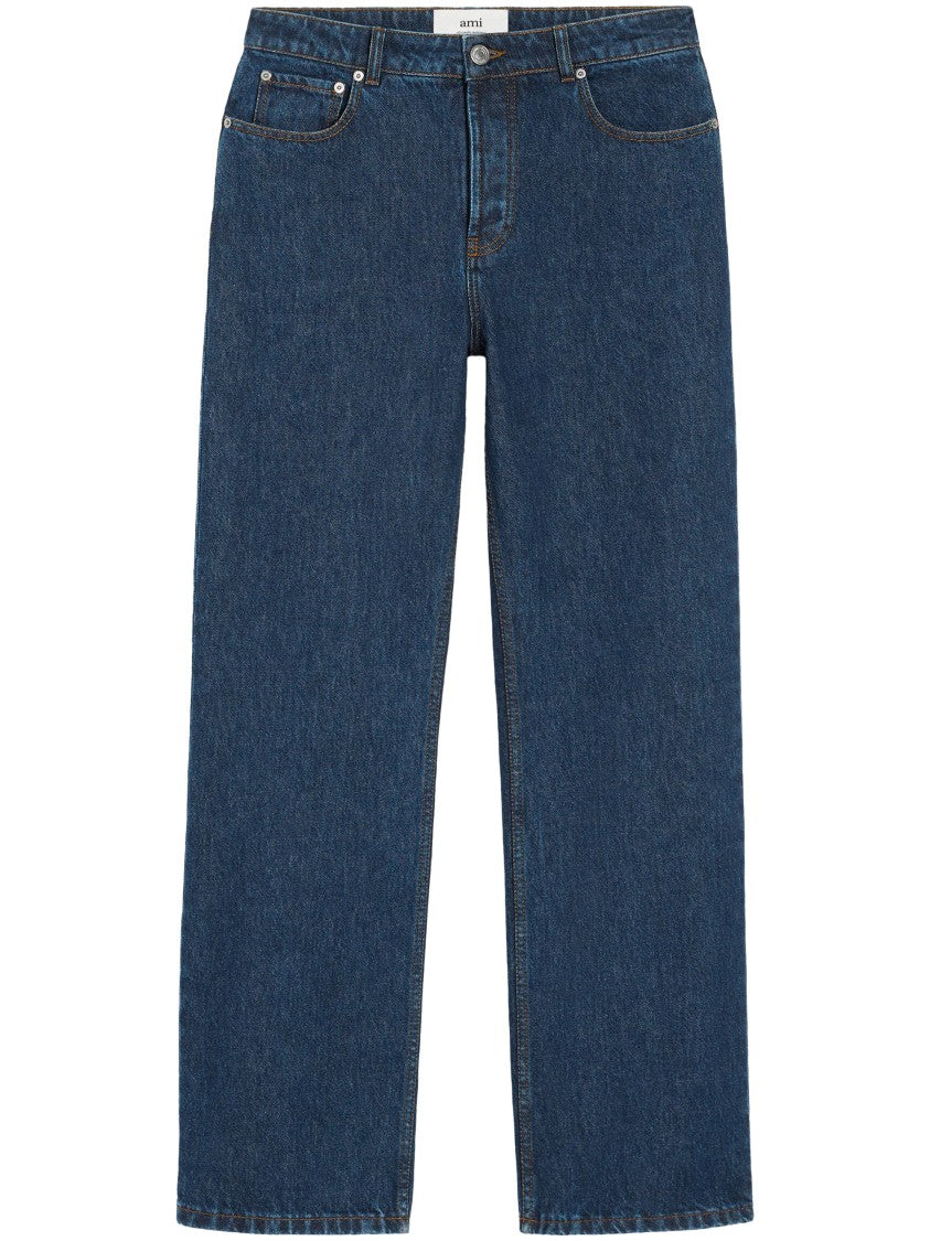 Ami Large Fit Denim Jeans