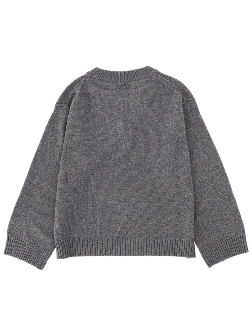 Ganni Oversized Embroidered Logo Sweater