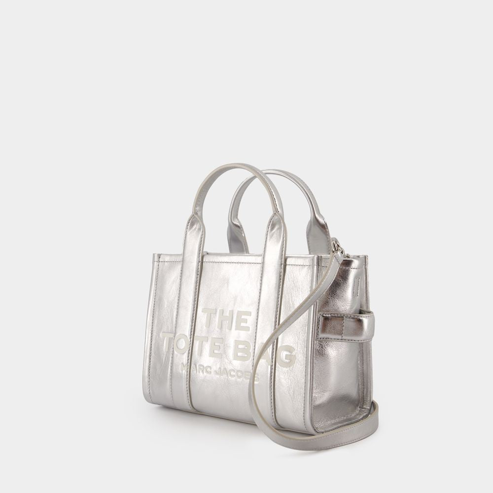 Marc Jacobs The Small Tote - Leather - Silver