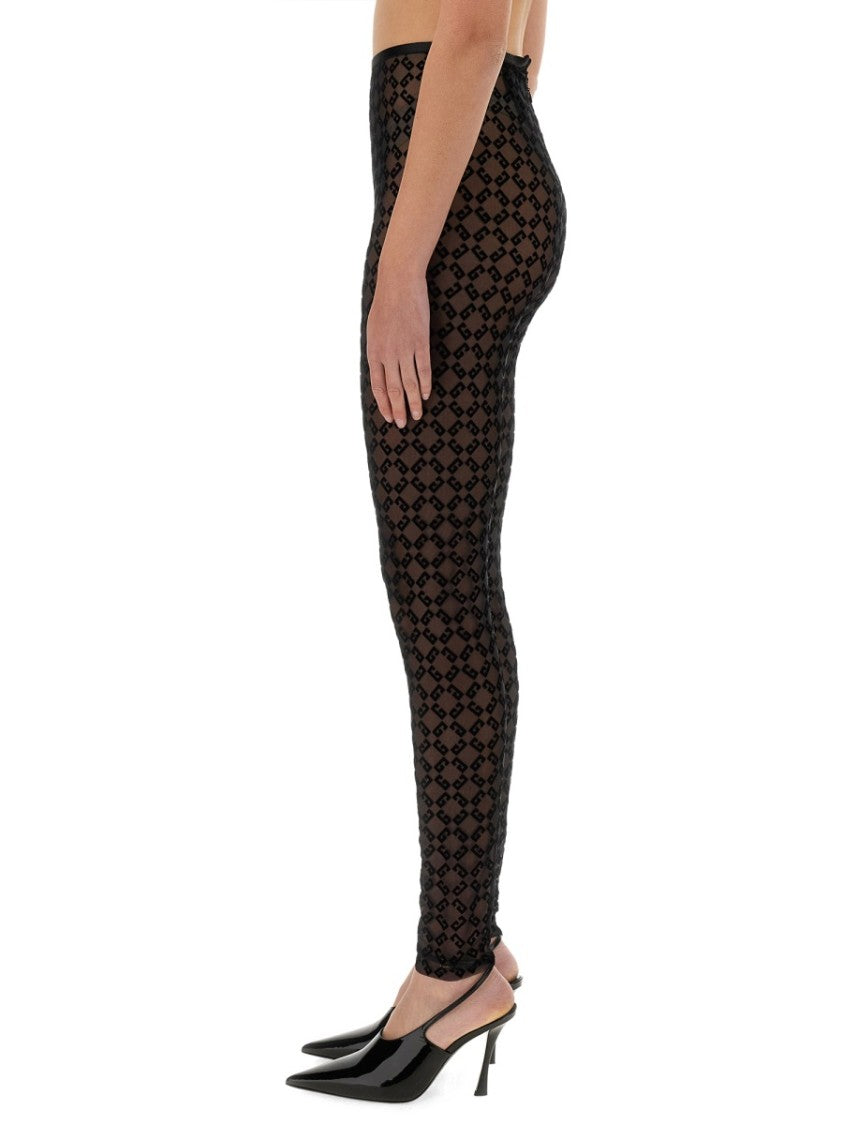 Givenchy Monogram Tulle Leggings