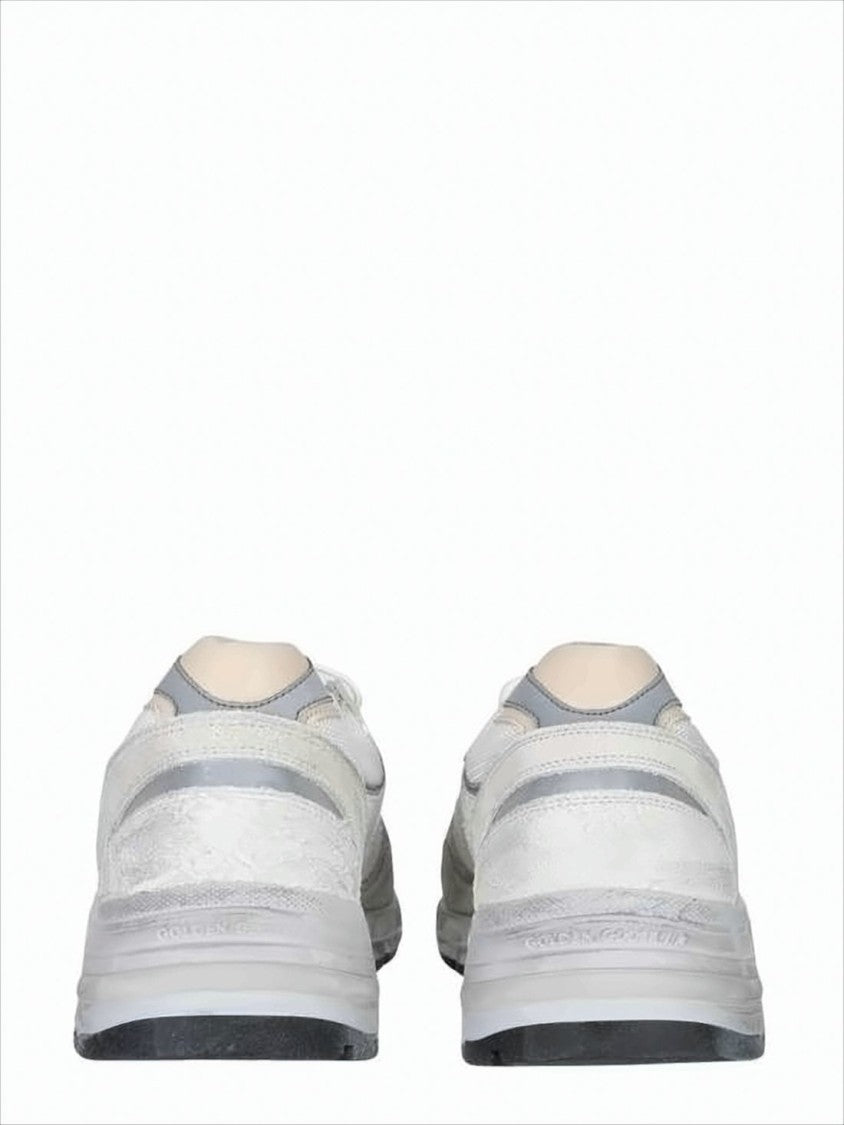 Golden Goose Sporty Sneakers With Mesh And Cow Leather Uppers