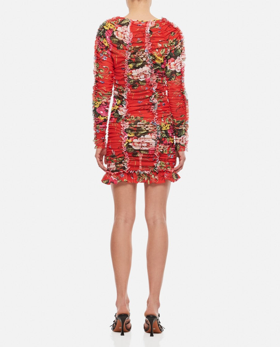 Molly Goddard Harley Mesh Mini Dress