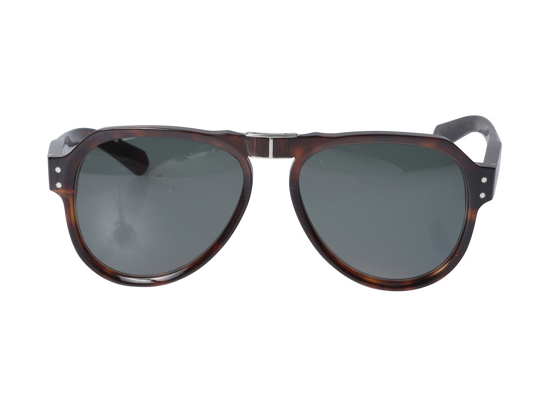 Kador Silver Pilot Flag/N Tortoiseshell Pilot Sunglasses