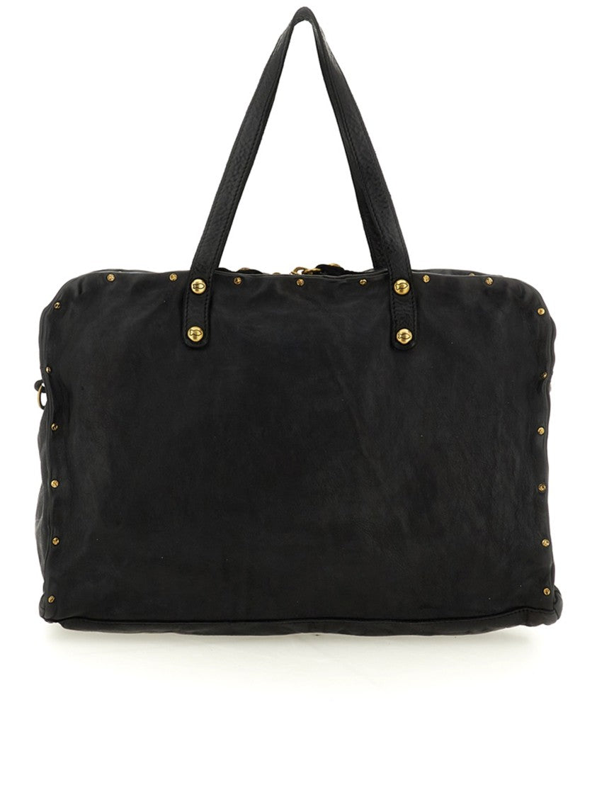Campomaggi Clelia Large Rectangular Studded Tote Bag