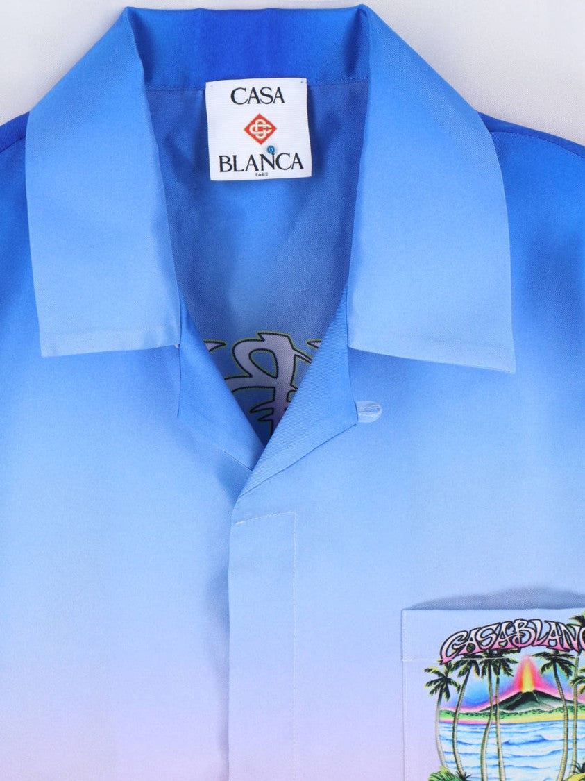 Casablanca "Volcano Print" Shirt Multicolor