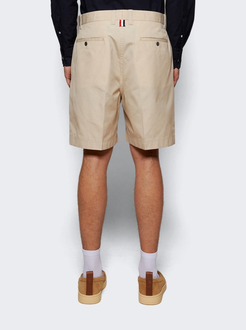 Thom Browne Typewriter Cloth Utility Chino Shorts Khaki