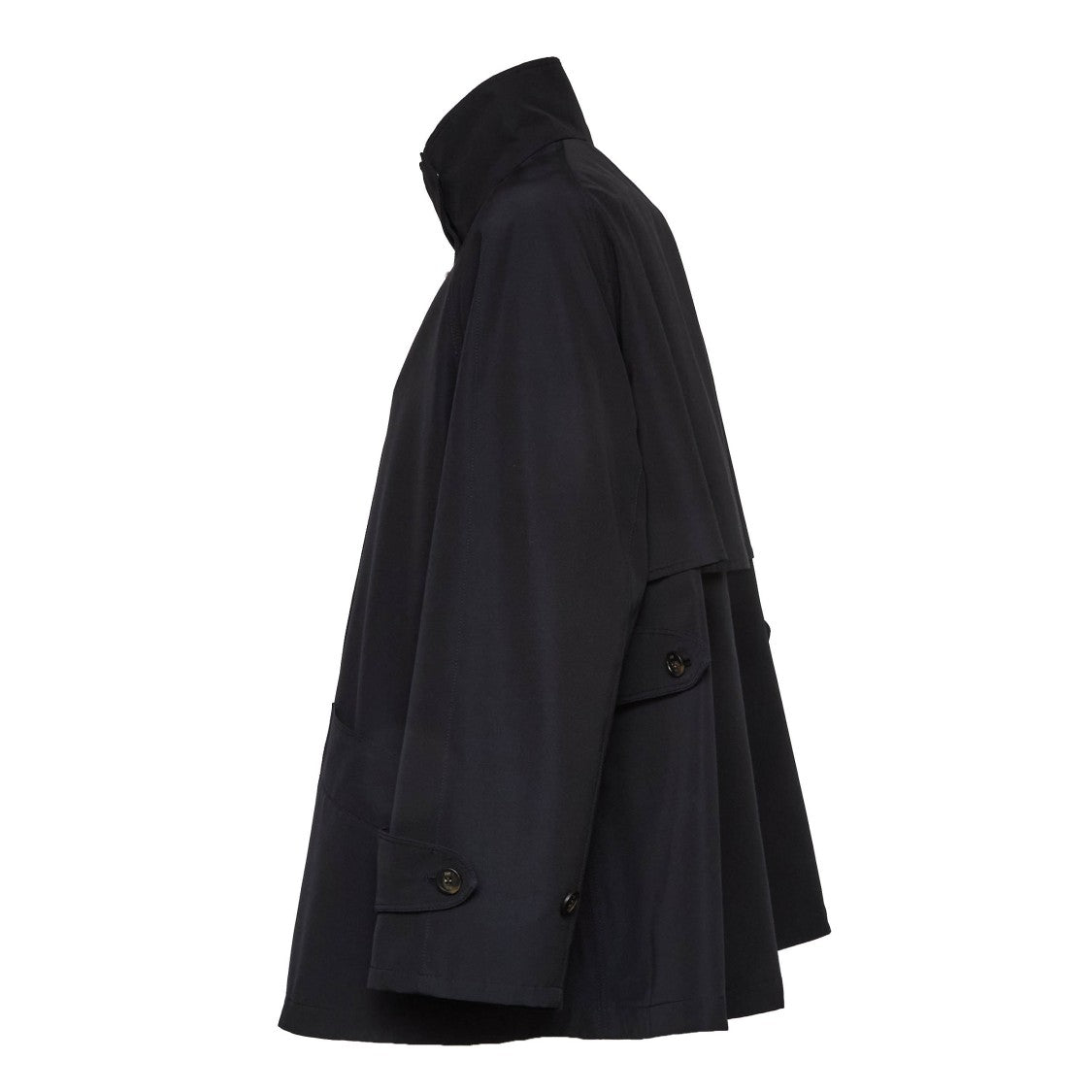 Fay Gancio Button-Up Pocket Peacoat