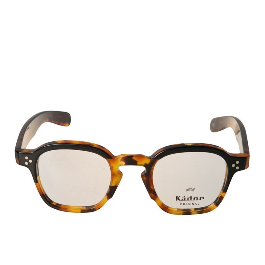 Kador Jack Rectangular Tortoiseshell Sunglasses With Vintage-Inspired Accents
