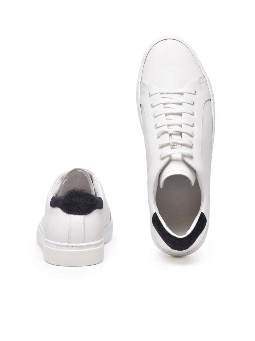 Dondup White Leather Sneaker