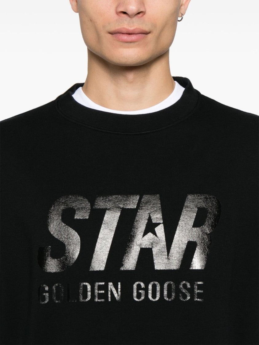Golden Goose Boxy Sweatshirt With Iconic Logo