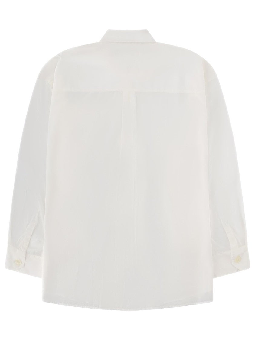 Our Legacy Borrowed Silk-Cotton Oversized Shirt