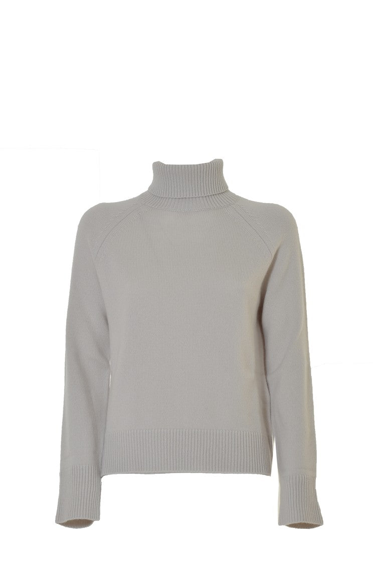 Max Mara Nadar Turtleneck In Beige Cashmere And Wool