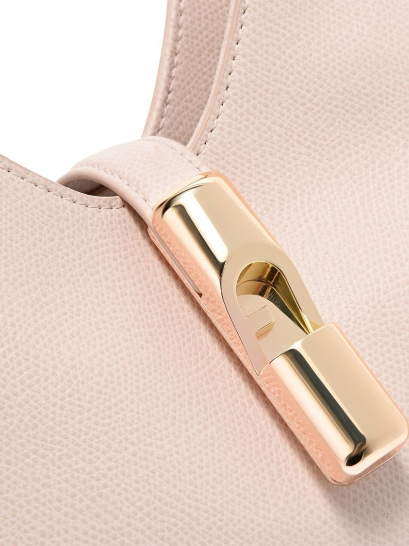 Furla Structured Handbag In Textured Leather