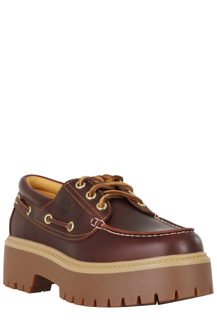Timberland Rootbeer Hand-Stitched Leather Boat Shoes
