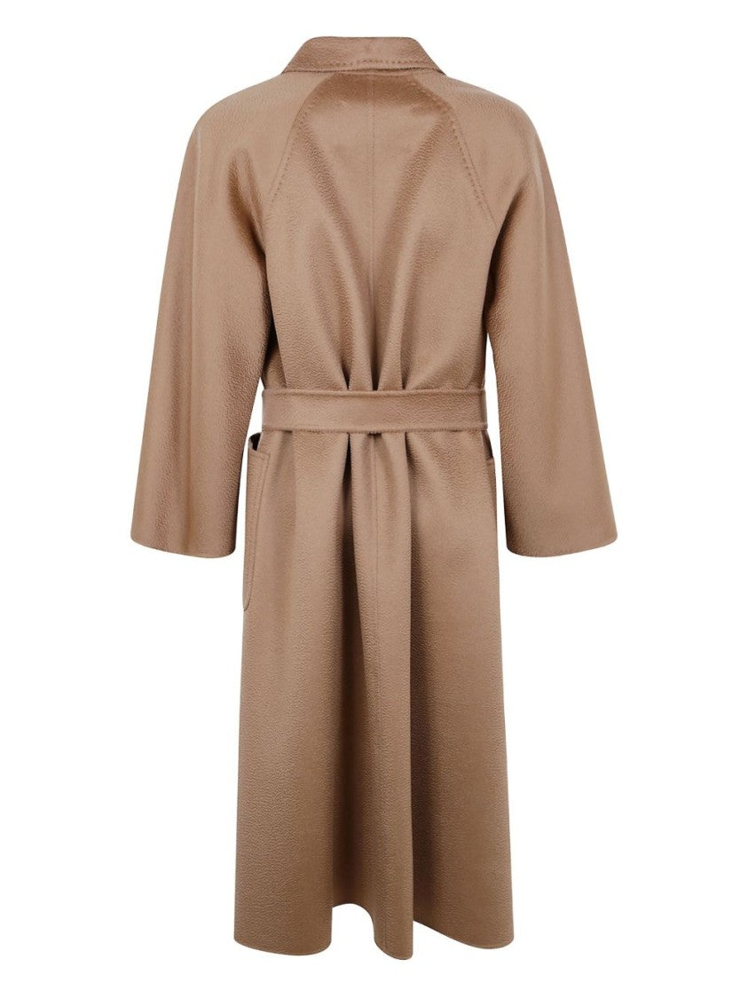 Max Mara Wrap Coat With Belted Waist