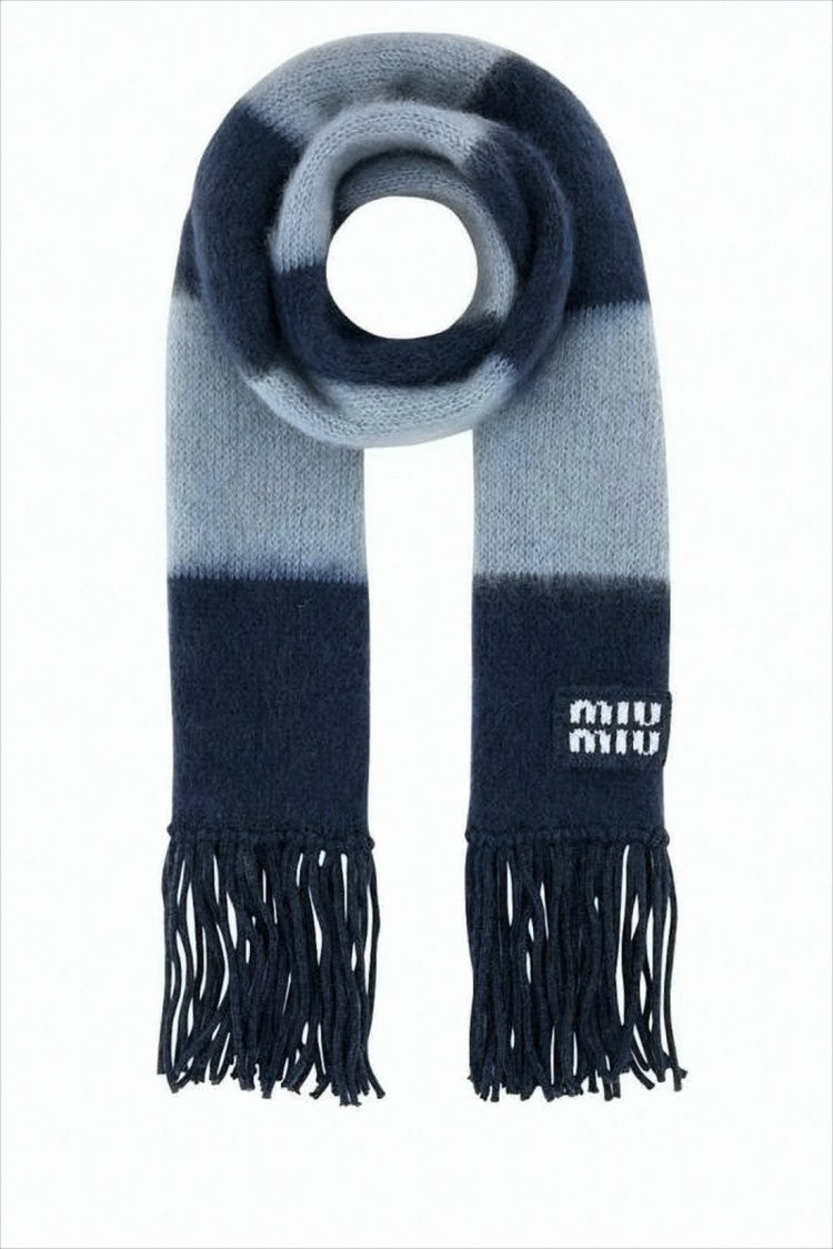 Miu Miu Soft Mohair And Wool Scarf