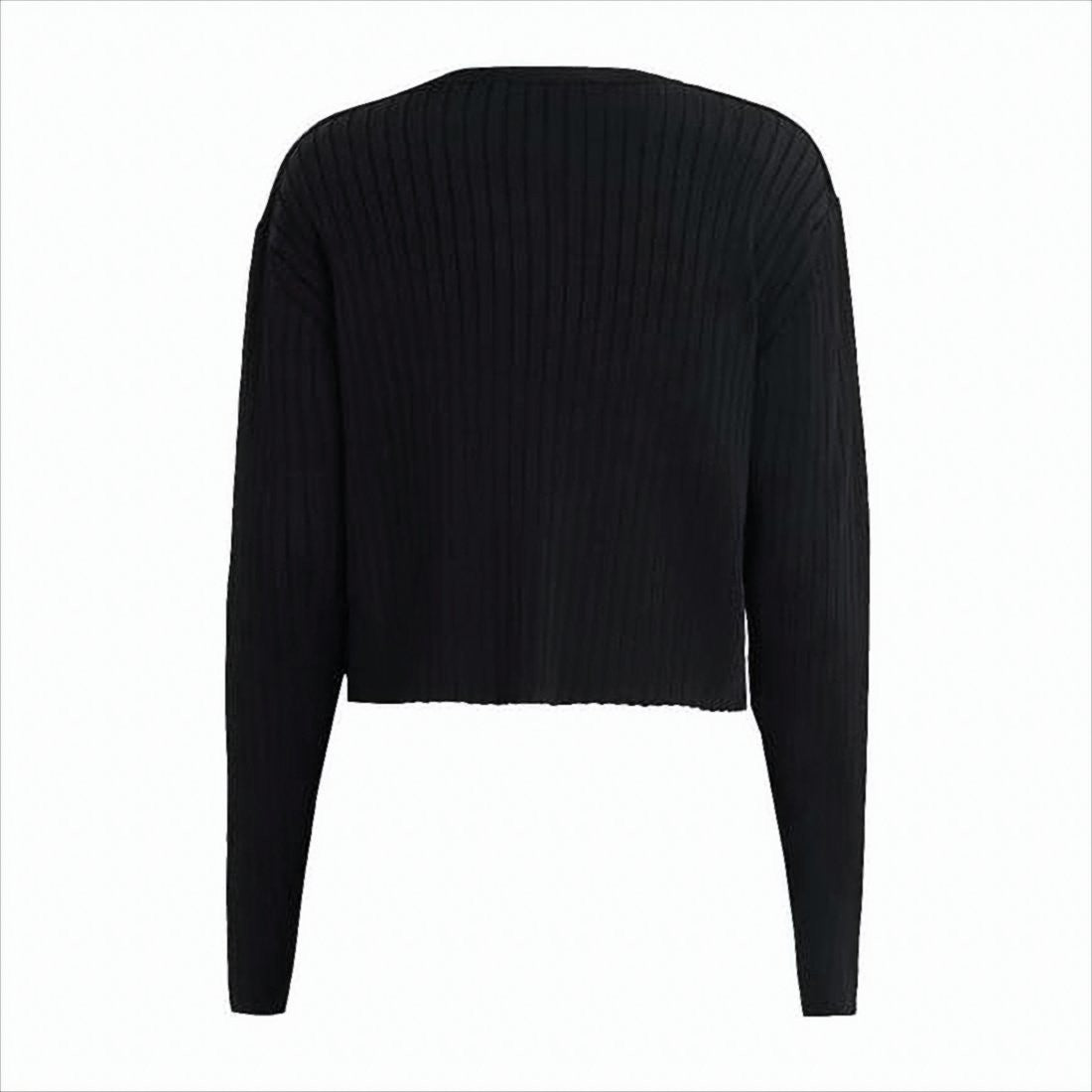 Marni Cropped Cardigan With Button-Down Front And Ribbed Texture