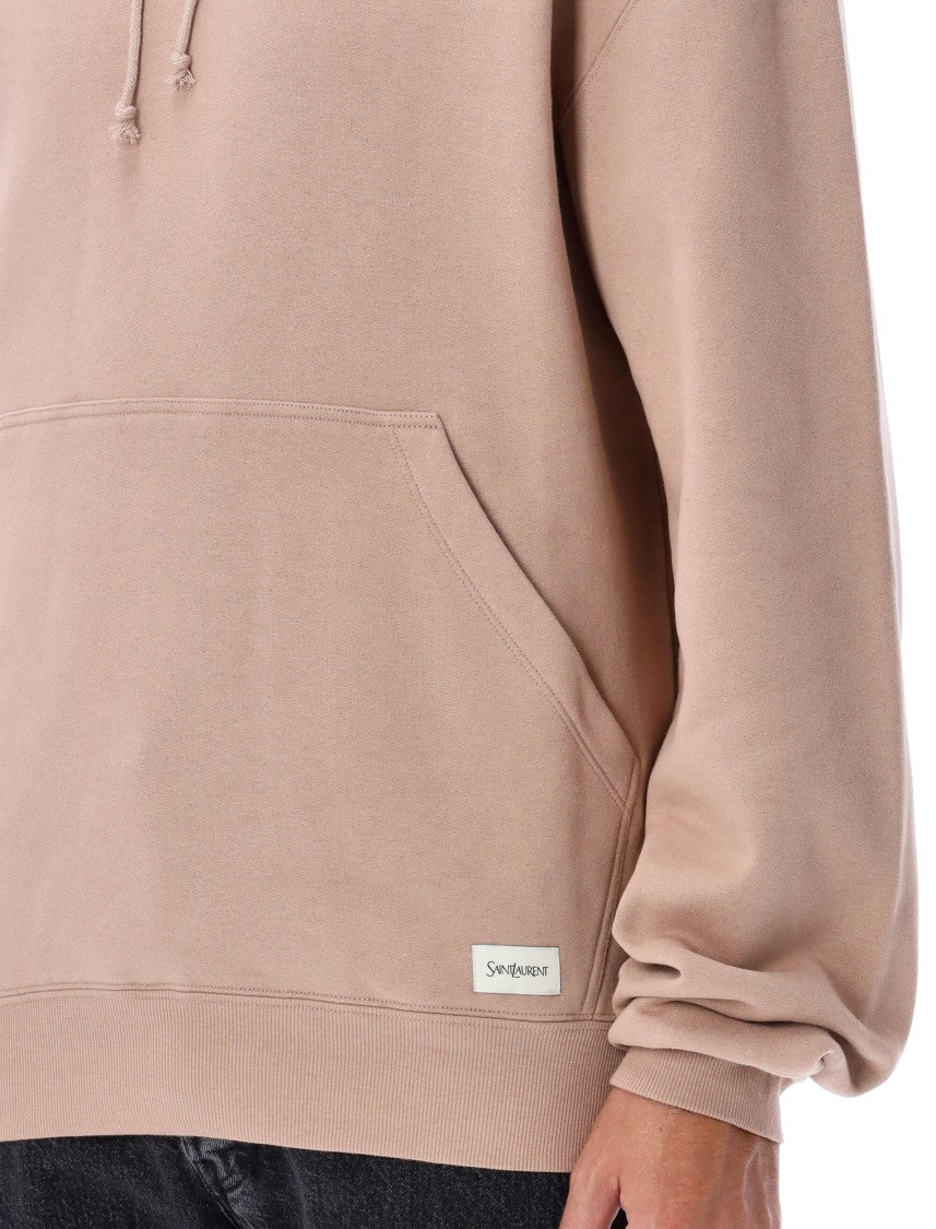 Saint Laurent Logo Plaque Hoodie