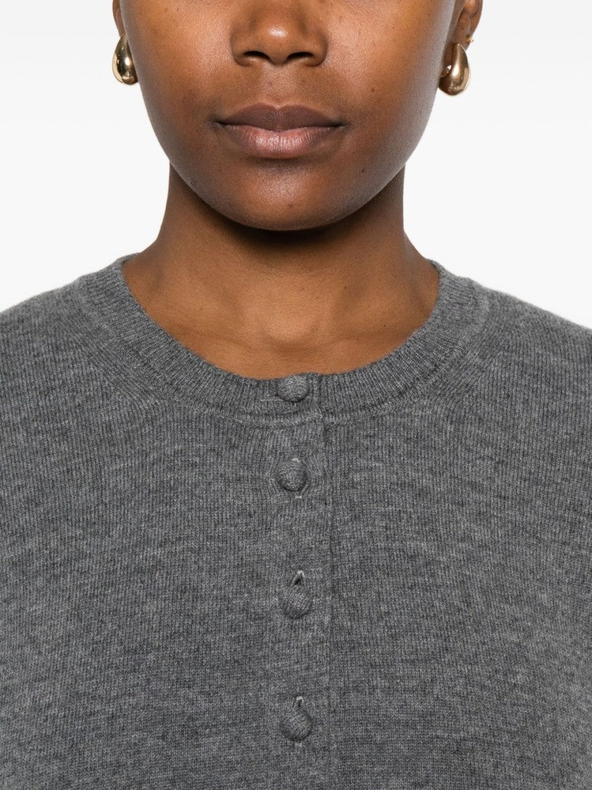 Alpha Studio Medium-Gray Geelong Wool Sweater