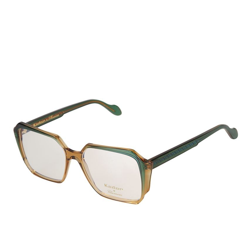 Kador Lizzy Geometric Frame Sunglasses With Textured Temples