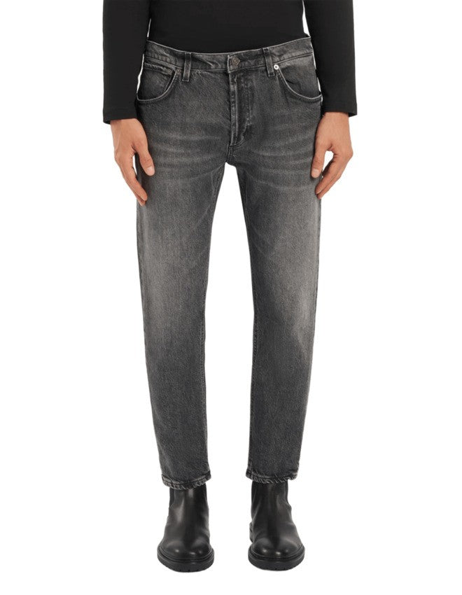 Dondup Vintage Black Wash Carrot Fit Jeans