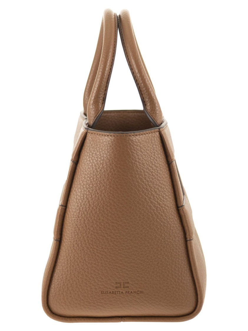 Elisabetta Franchi Medium Tote Bag With Logo