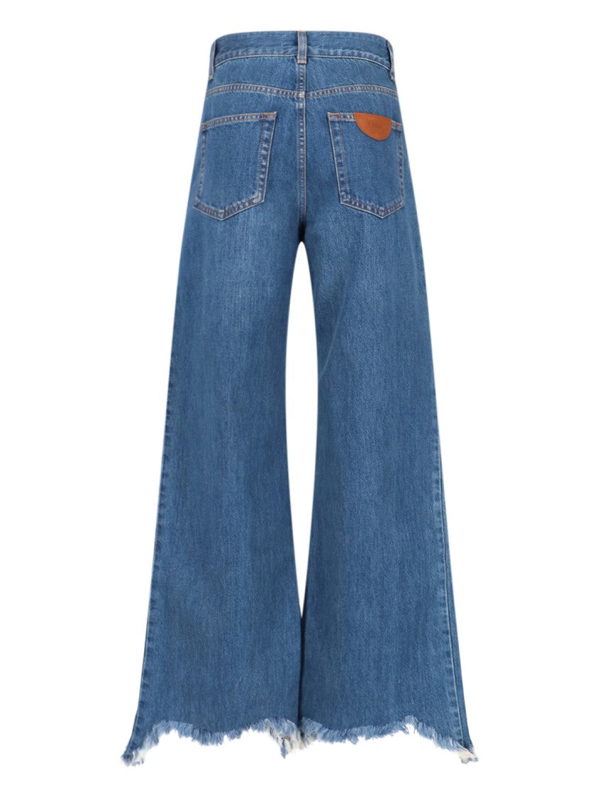 Chloé Wide-Leg Jeans – Blue