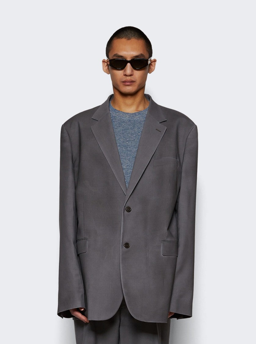 Maison Margiela Mohair Wool Blazer - Medium Grey