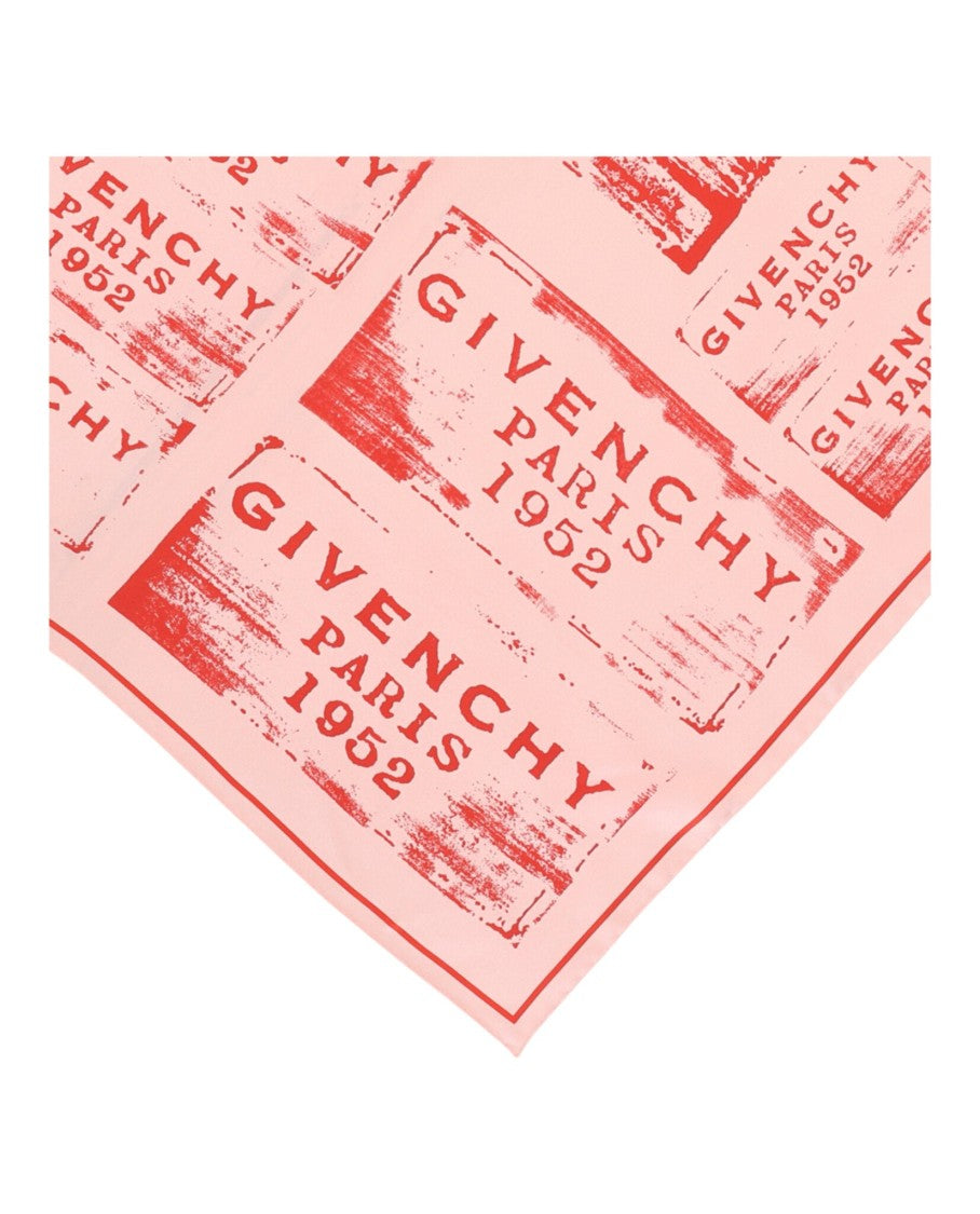 Givenchy Patchwork Stamp Silk Scarf
