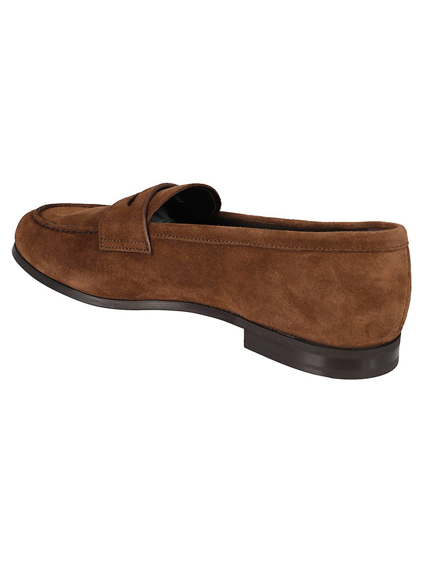 Church's Brown Suede Natalie Moccasin With Leather