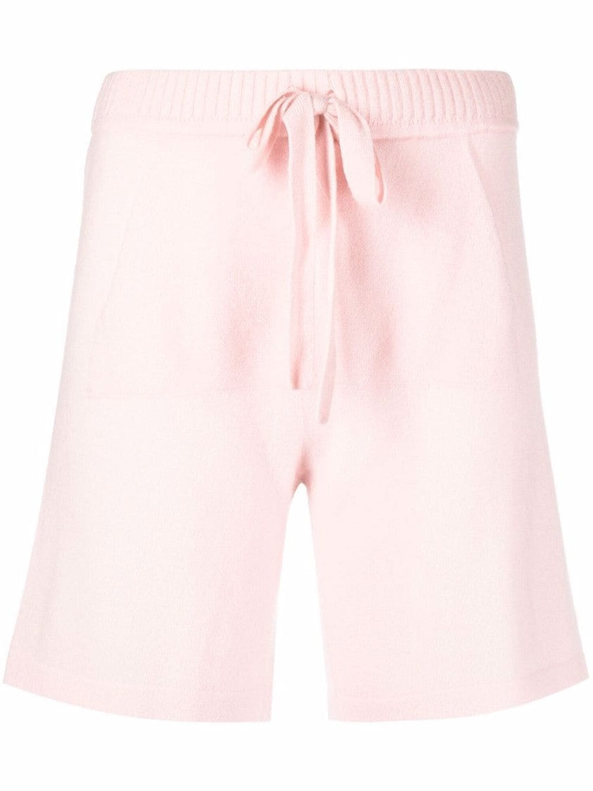P.A.R.O.S.H. Cashmere Shorts With Relaxed Fit And Drawstring Waistband