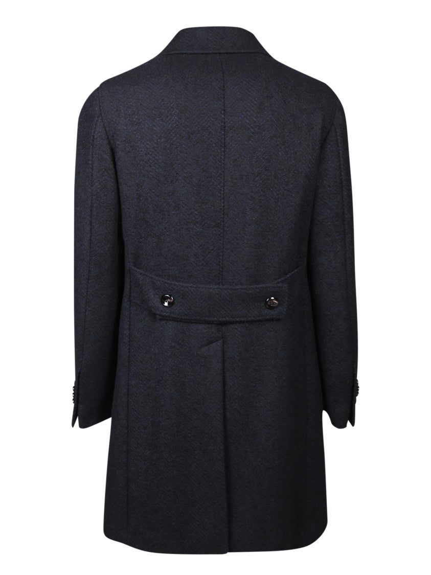 Tagliatore Black Double-Breasted Coats