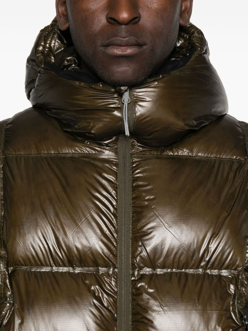 Roa Hooded Dark Green Microripstop Down Jacket