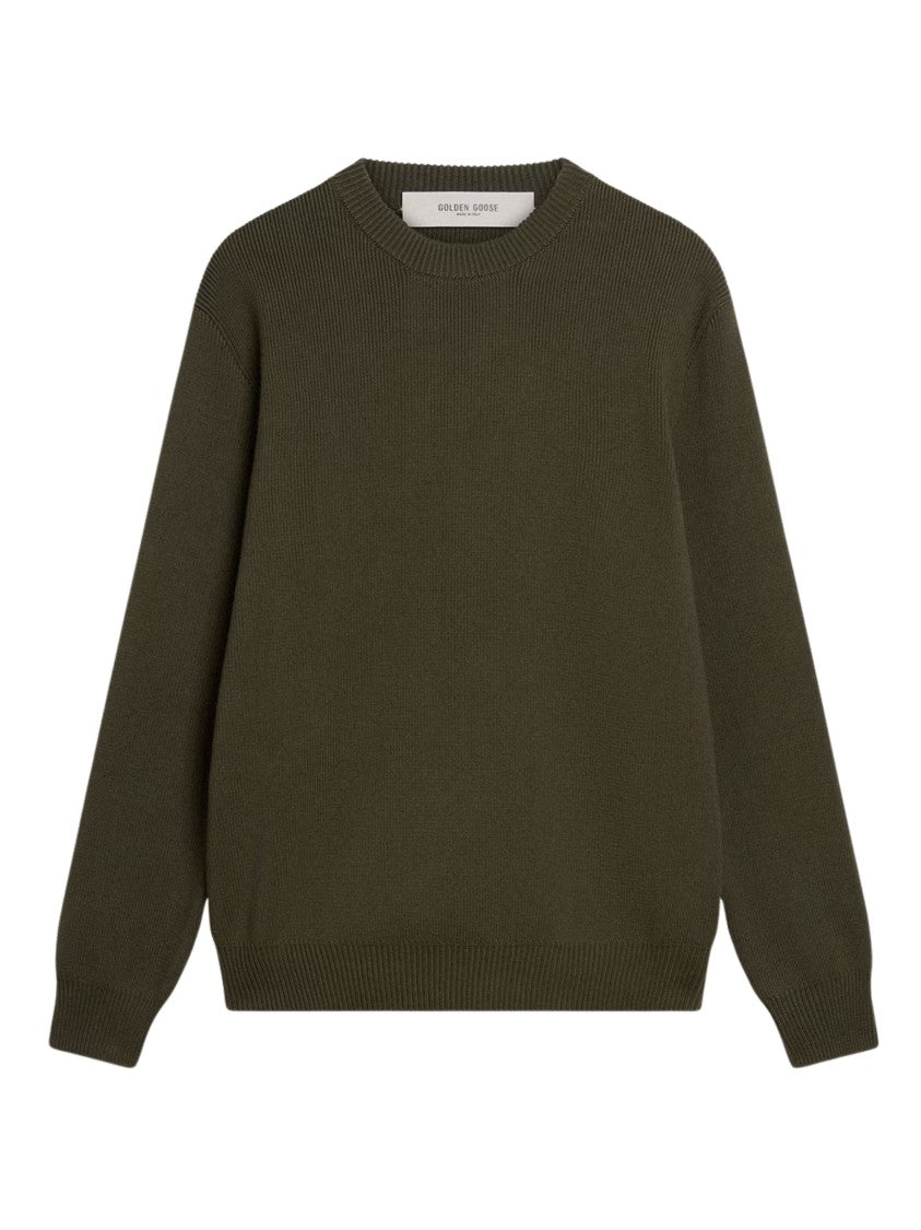 Golden Goose Crew Neck Sweater With Graphic Logo