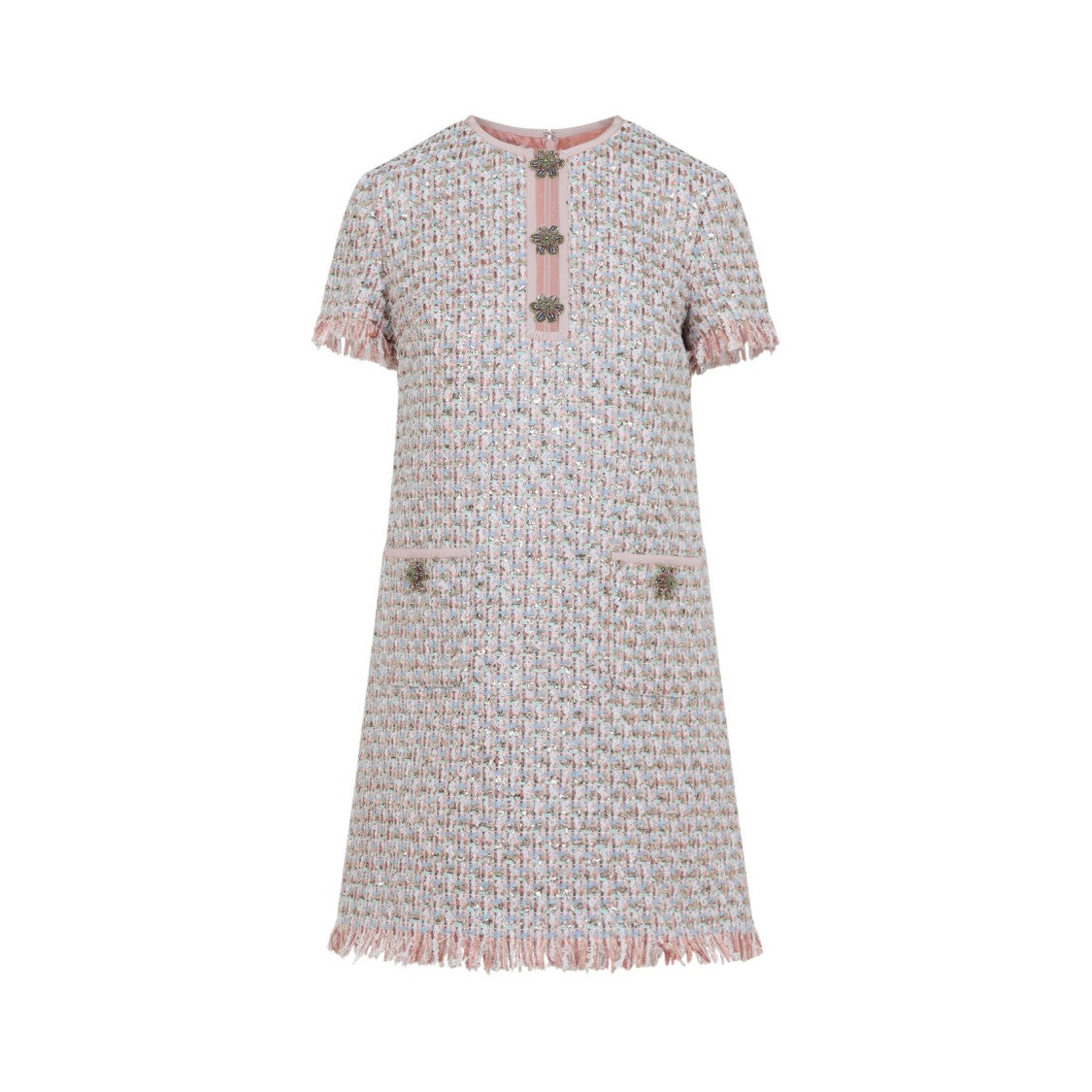 Valentino Multicolor Embroidered Dress