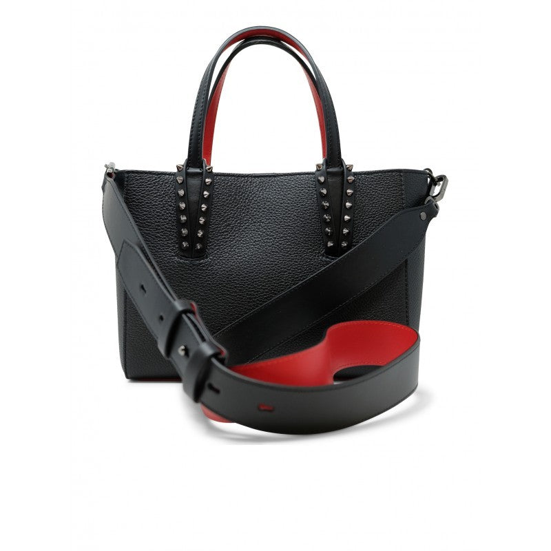 Christian Louboutin Black Leather Cabata Mini Calf Bag