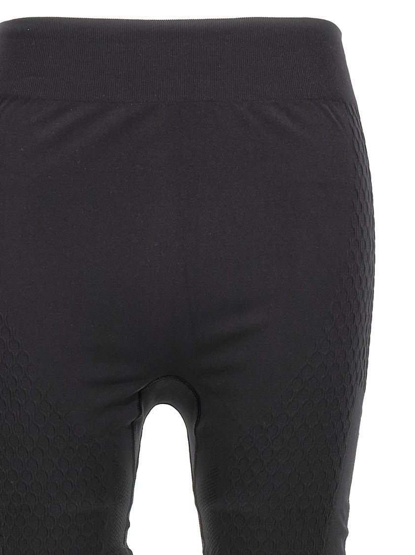 Mm6 By Maison Margiela High-Waisted Stretch Tech Fabric Leggings