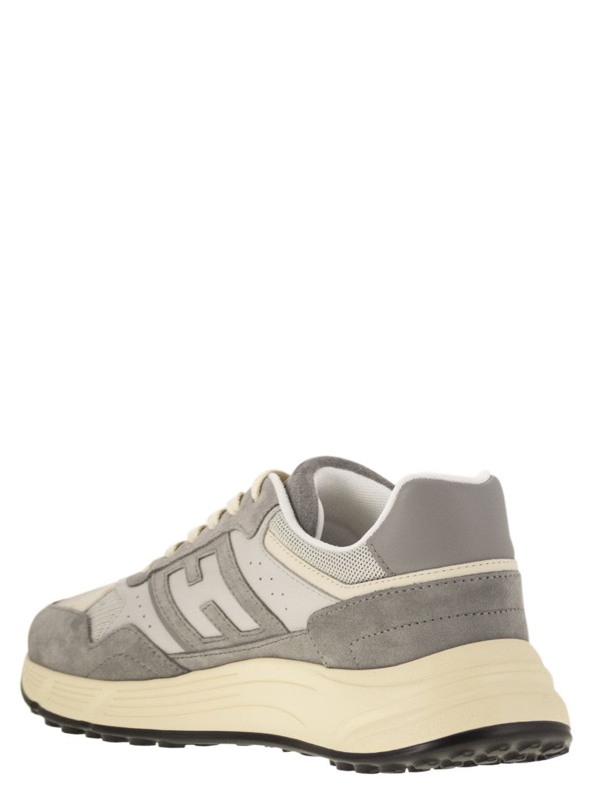 Hogan Hyperlight - Suede And Canvas Sneakers