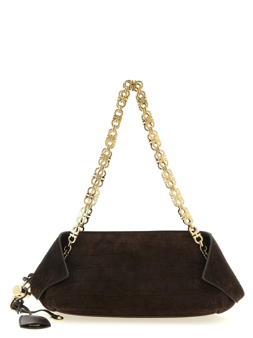 Ferragamo ' (S)' Shoulder Bag