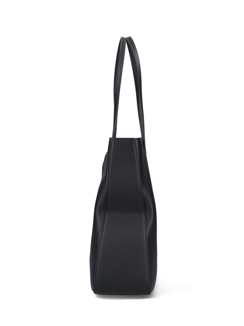 Ferragamo Large Smooth Leather Tote Bag