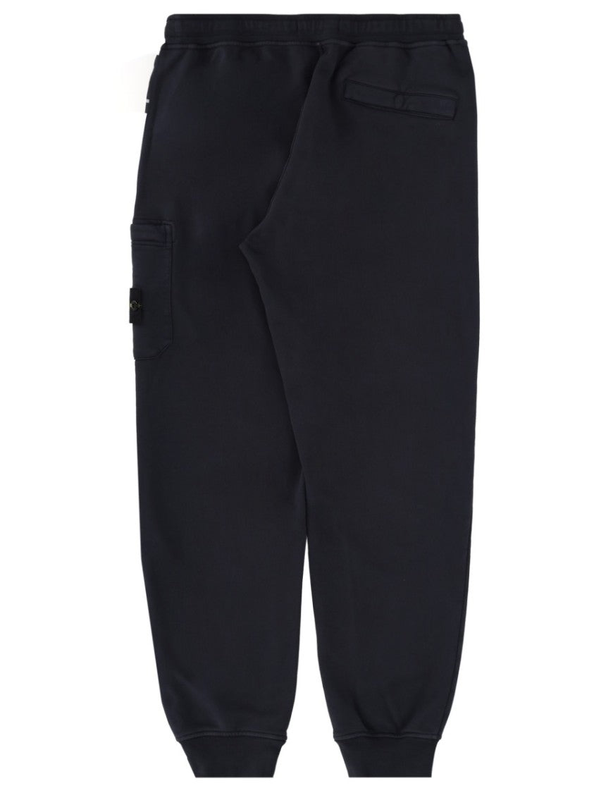 Stone Island Relaxed Fit Drawstring Elasticated Waistband Cotton-Blend Sweatpants