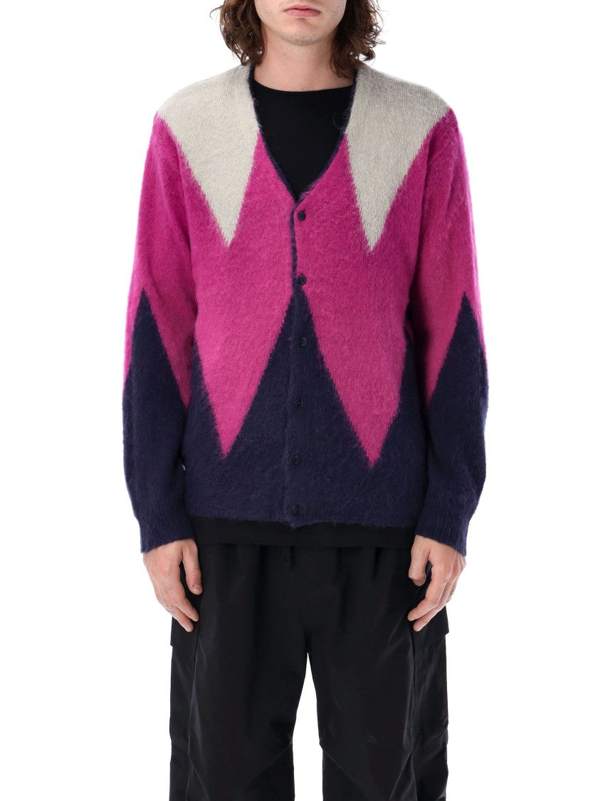 Manastash Color Block Knit Cardigan