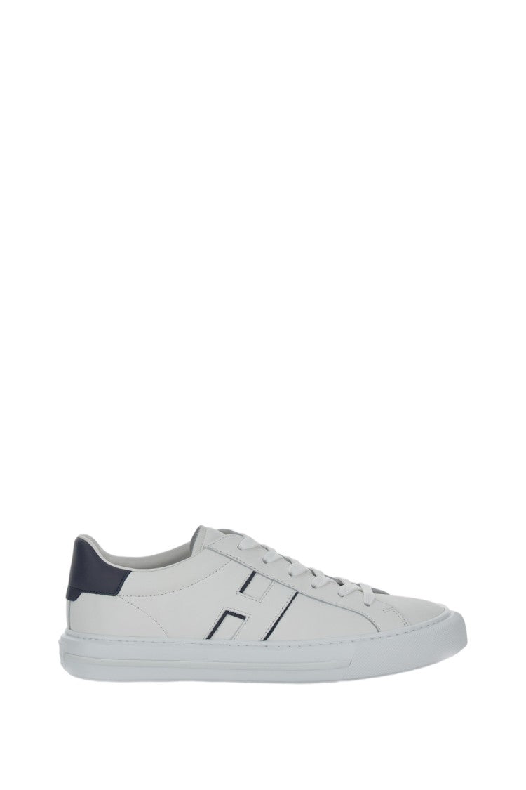 Hogan Low-Top Leather Sneakers With Minimalist Design And Distinctive Detailing