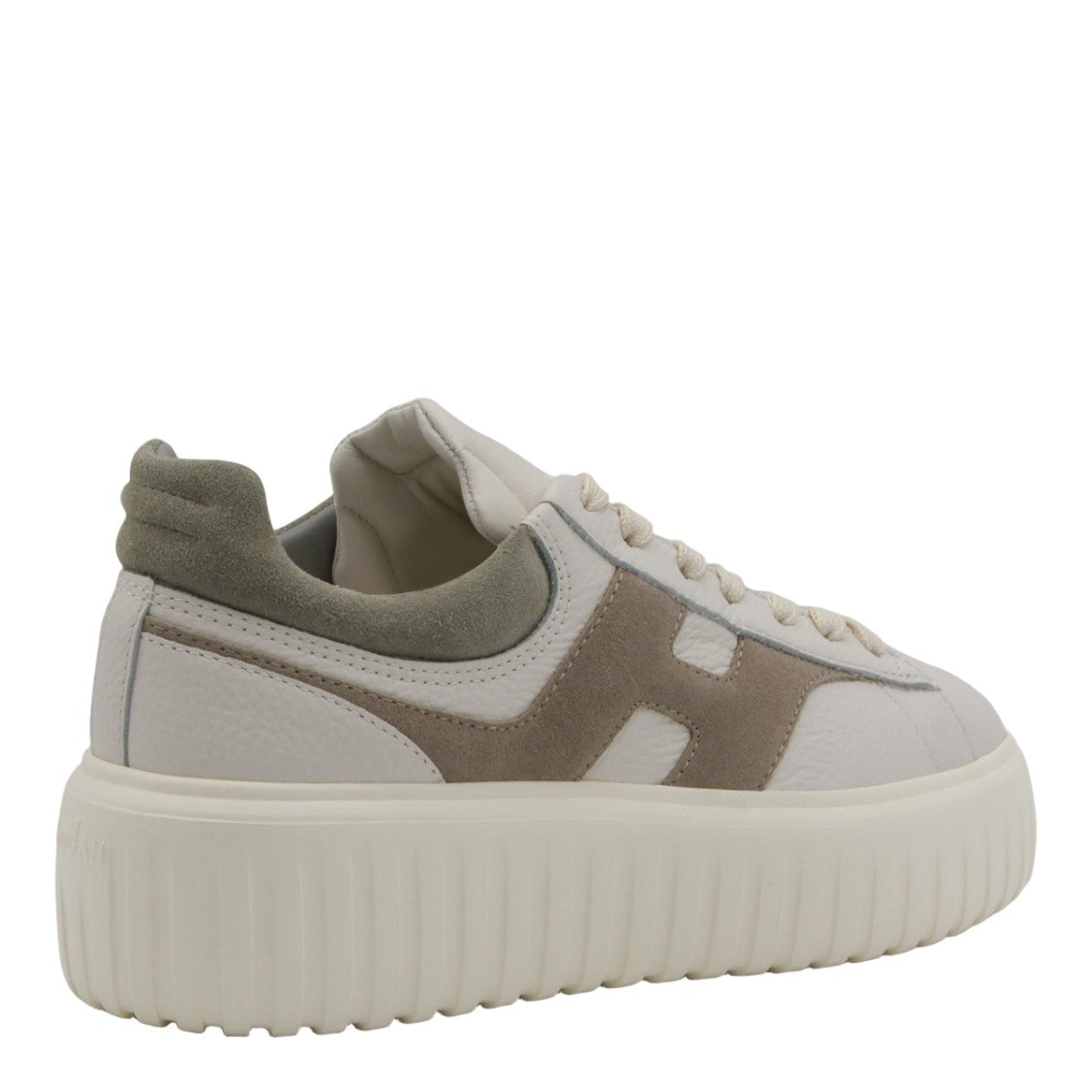 Hogan Platform Sneakers With Textured Leather