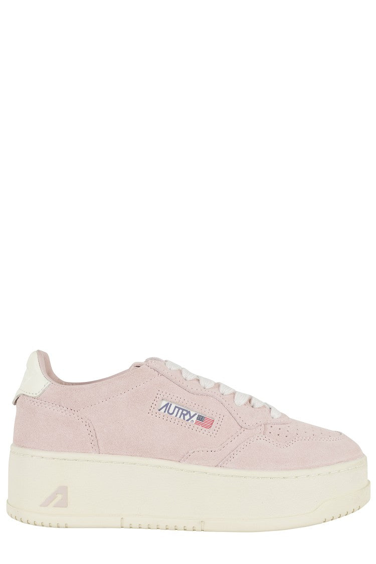 Autry White Platform Low Sneaker