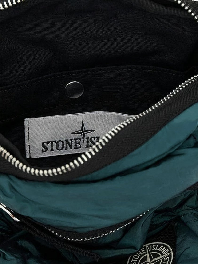 Stone Island Compact Crossbody Bag With Adjustable Strap